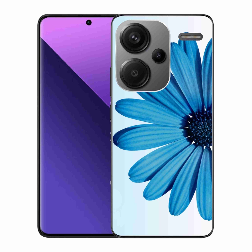 Gélový obal mmCase na Xiaomi Redmi Note 13 Pro+ 5G - modrá margaréta