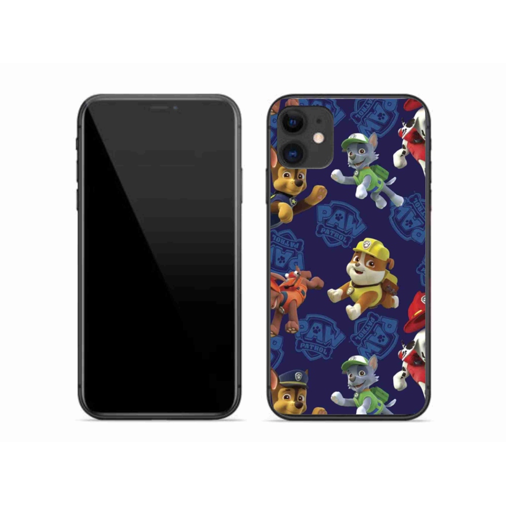 Gélový kryt mmCase na iPhone 11 - labková patrola 1