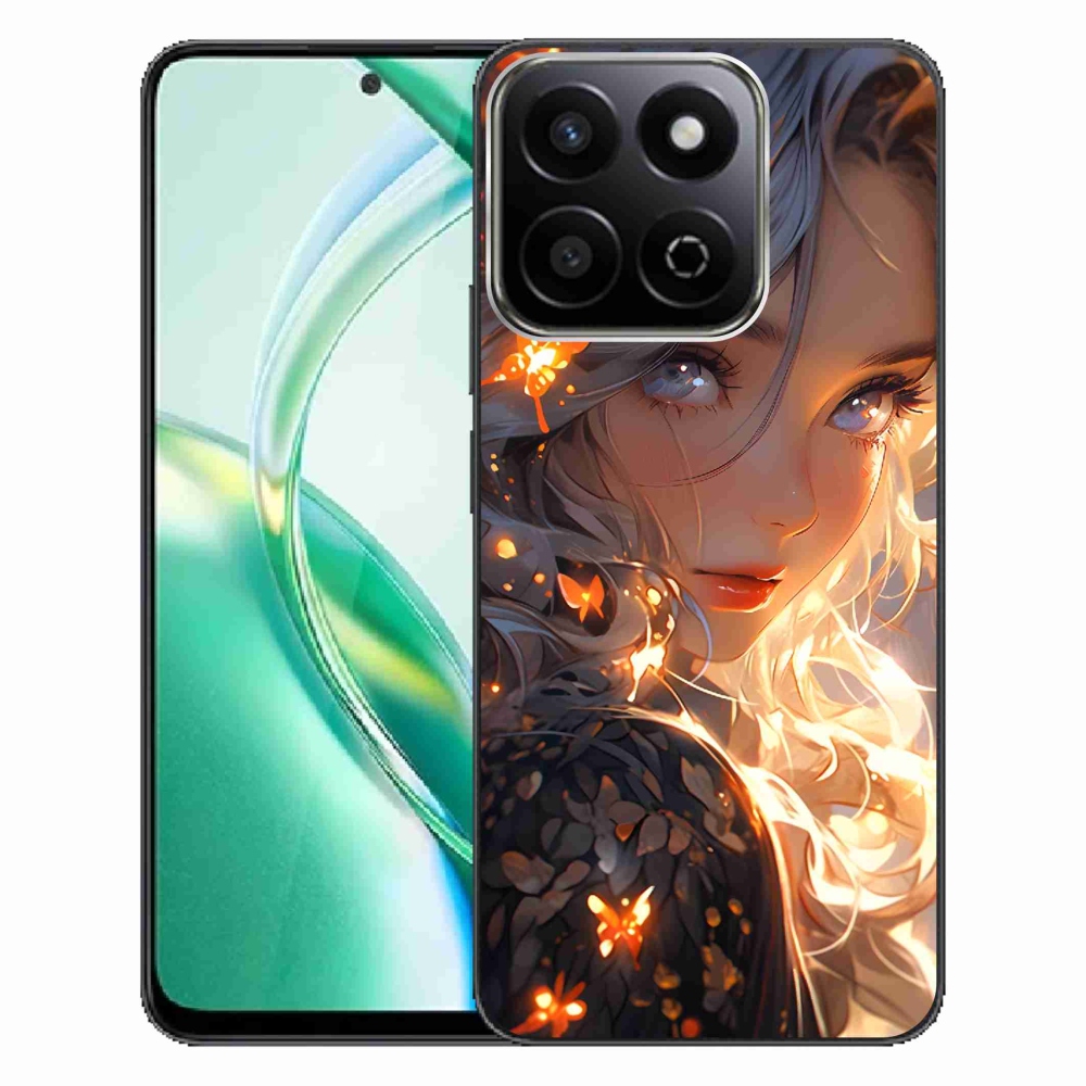 Gélový kryt mmCase na Honor 200 Smart 5G - dievča a motýle