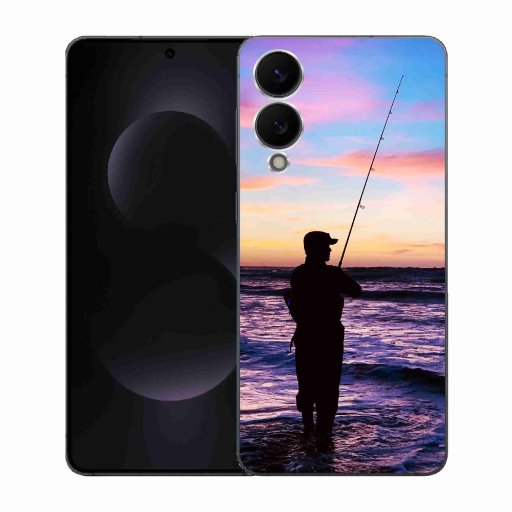 Gélový kryt mmCase na Samsung Galaxy S25 Edge - rybárčenie 1