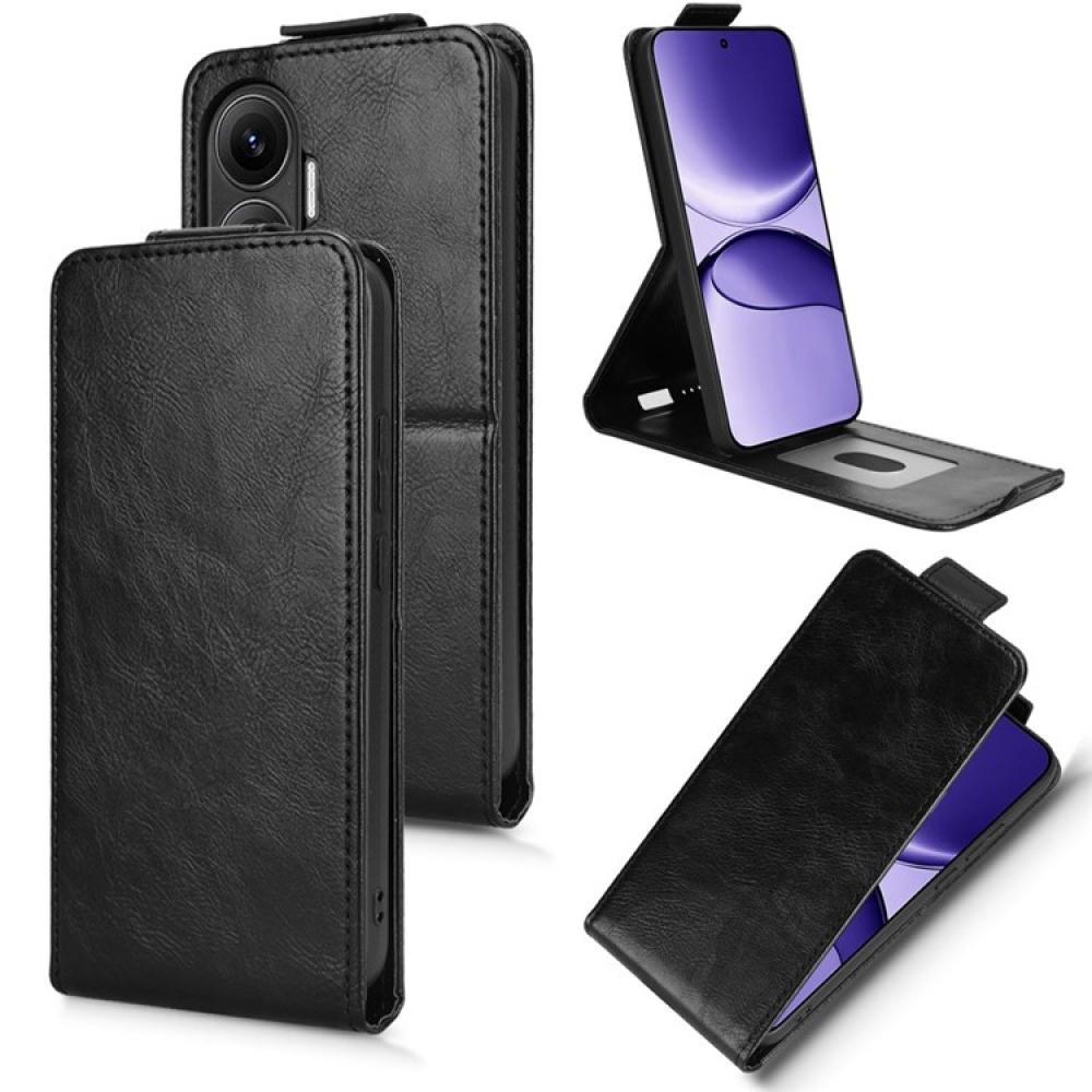 Vert flipové púzdro na Xiaomi Poco F7 5G - čierne