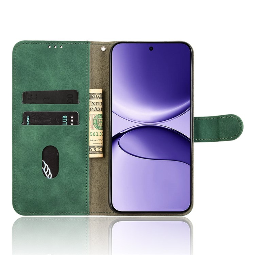 Feel knižkové púzdro na Xiaomi Poco F7 5G - zelené