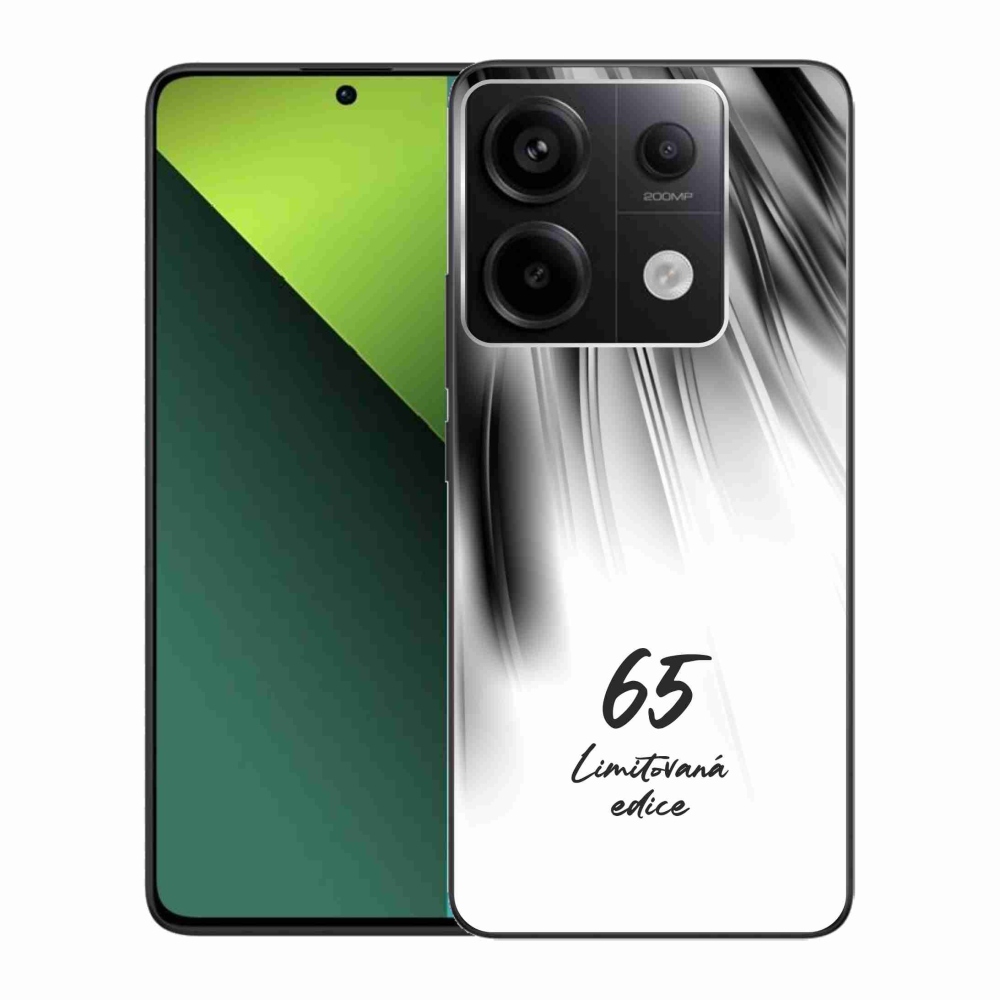 Gélový kryt mmCase na Xiaomi Redmi Note 13 Pro 5G/Poco X6 5G - 65 limitovaná edícia biele pozadie