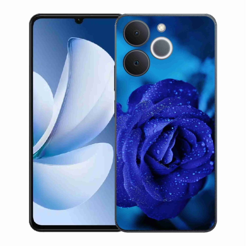 Gélový kryt mmCase na Realme Note 70T - modrá ruža