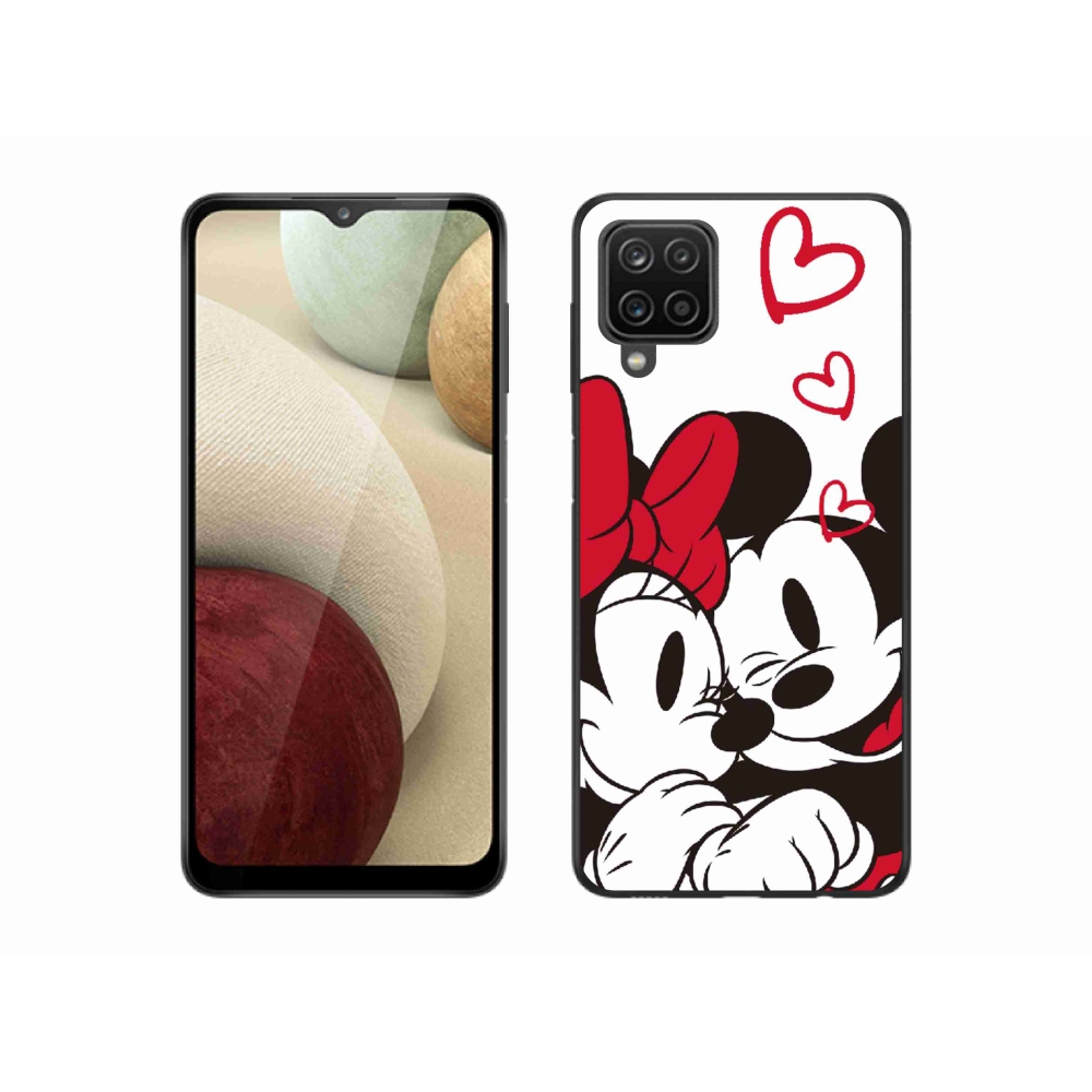 Gélový kryt mmCase na Samsung Galaxy A12 - mínnie a mickey