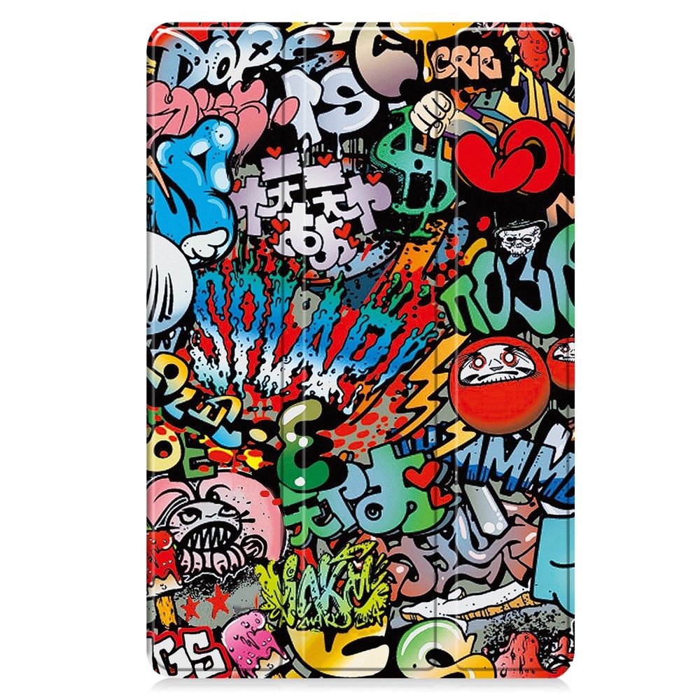 Patte chytré zatváracie púzdro na Samsung Galaxy Tab S10 FE+ - graffiti