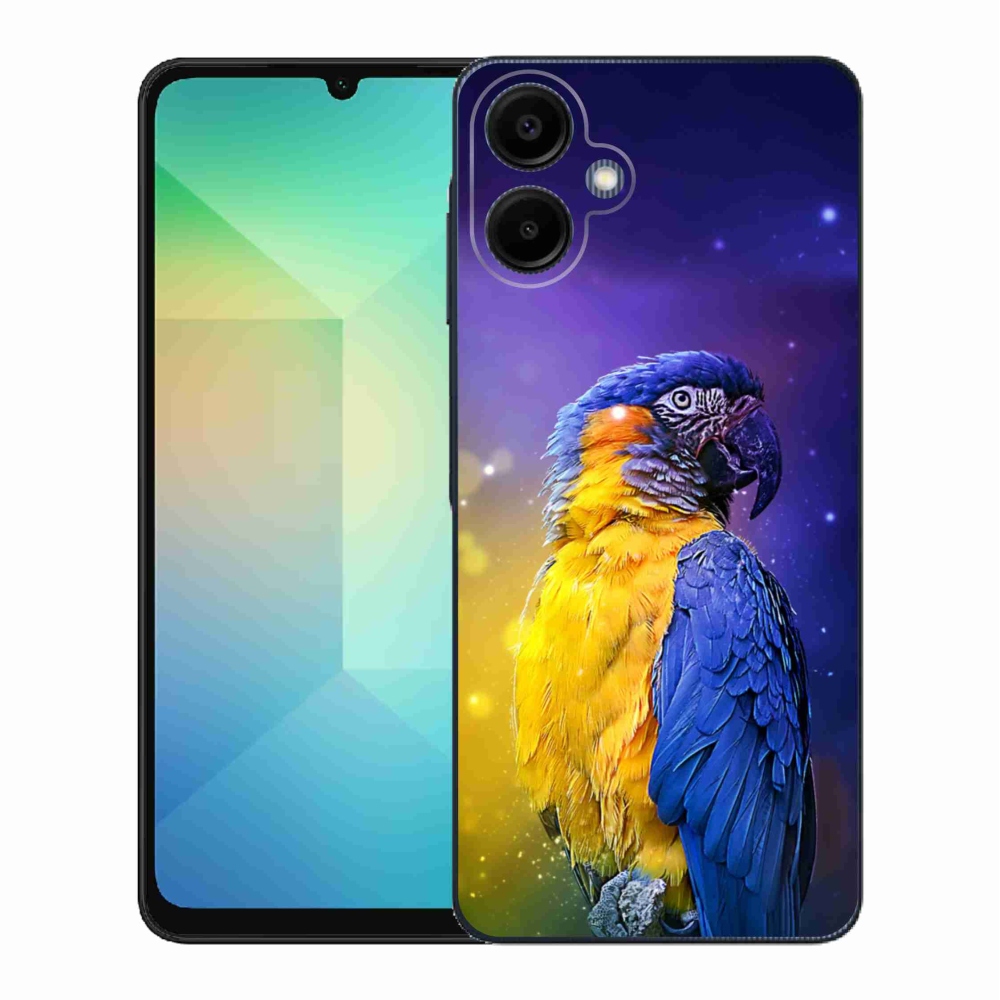 Gélový kryt mmCase na Samsung Galaxy A06 4G - papagáj ara 1
