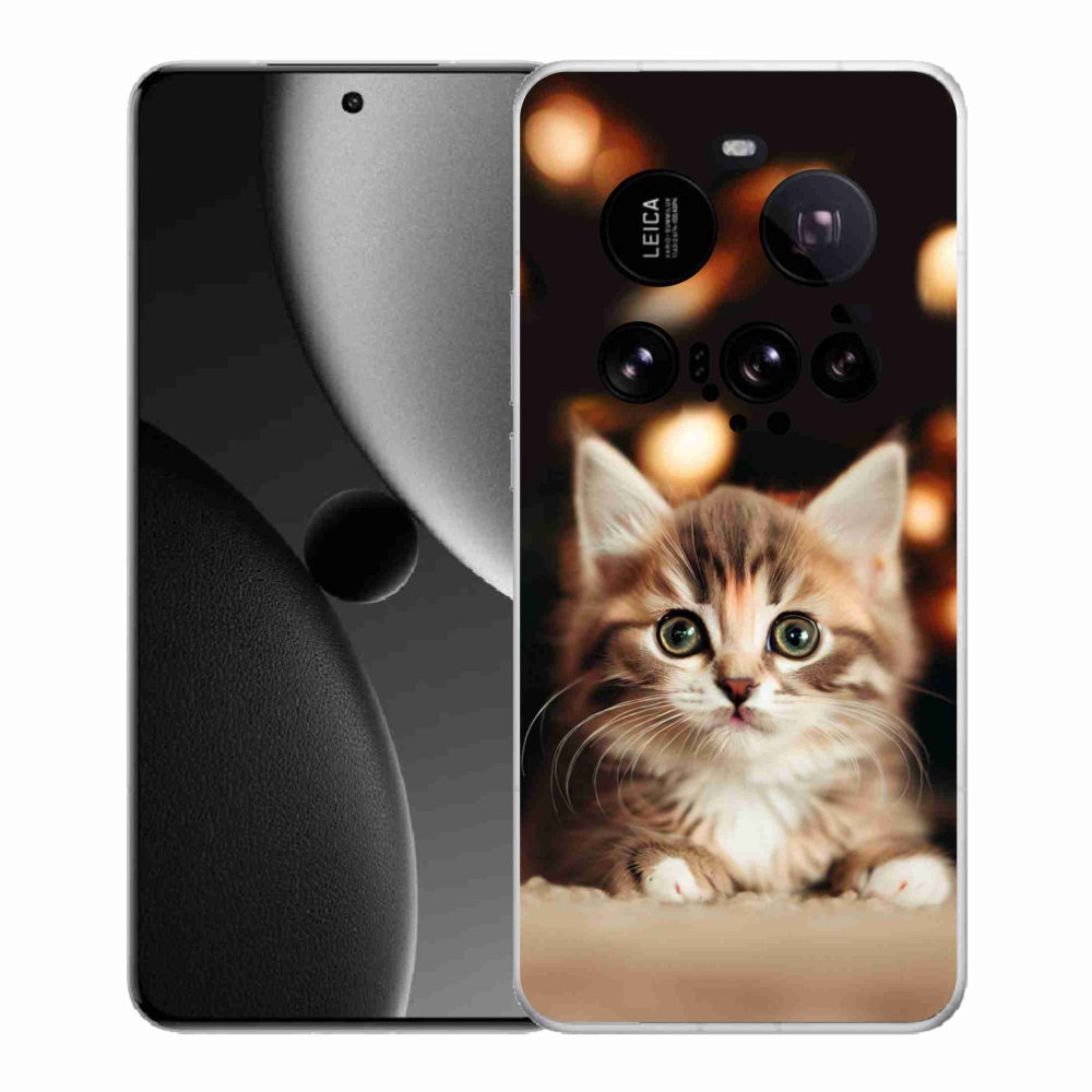 Gélový kryt mmCase na Xiaomi 15 Ultra - roztomilé mačiatko 2