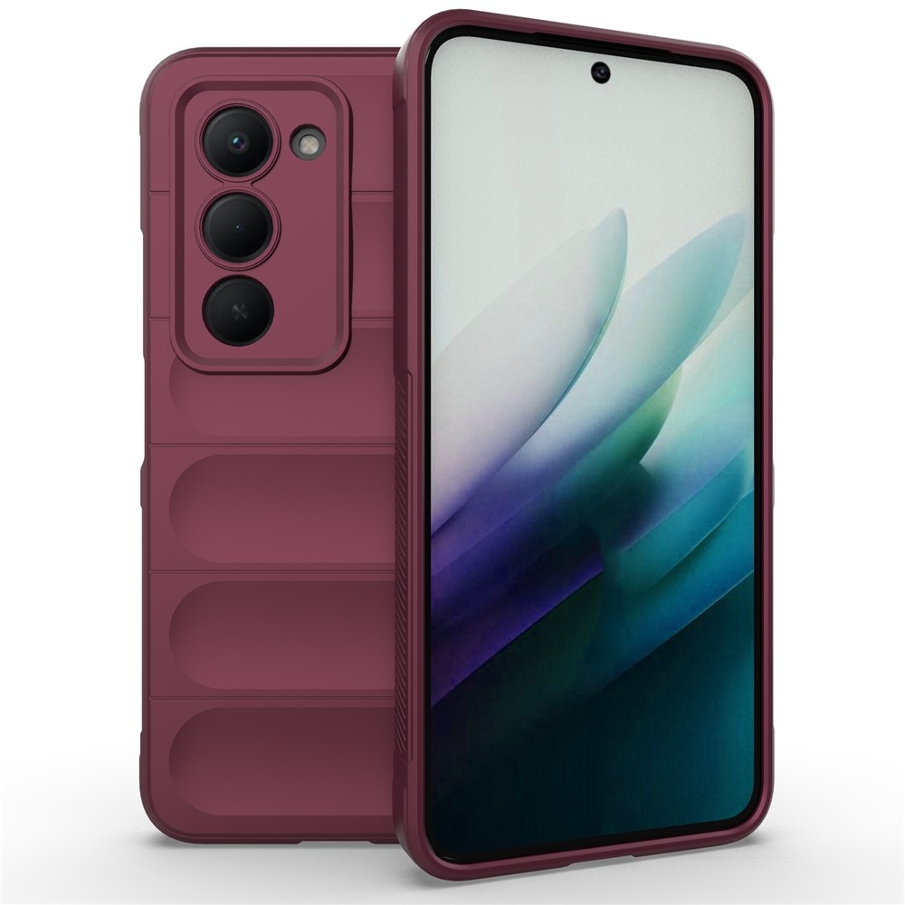 Rugg odolný gélový obal na Xiaomi Redmi 15 4G (171mm) - vínový