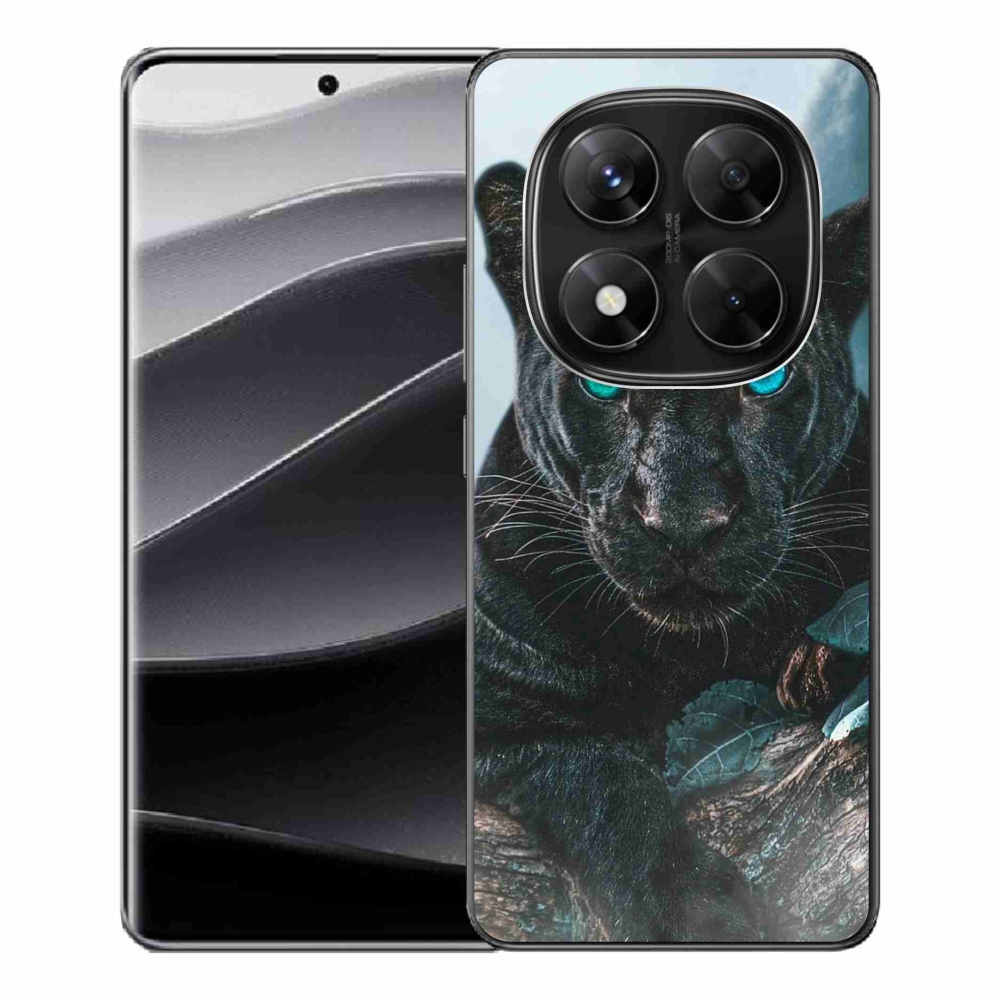 Gélový kryt mmCase na Xiaomi Redmi Note 14 Pro 5G/Poco X7 5G - čierny panter
