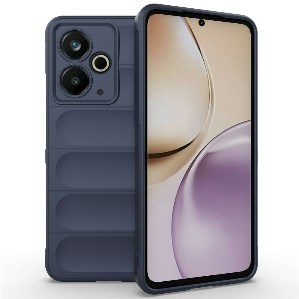 Rugg odolný gélový obal na Realme 14T 5G - tmavomodrý