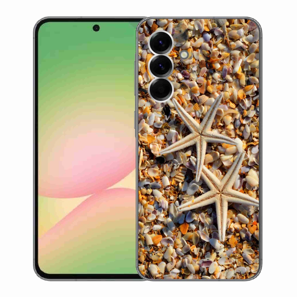 Gélový kryt mmCase na Samsung Galaxy A56 5G - morské hviezdice