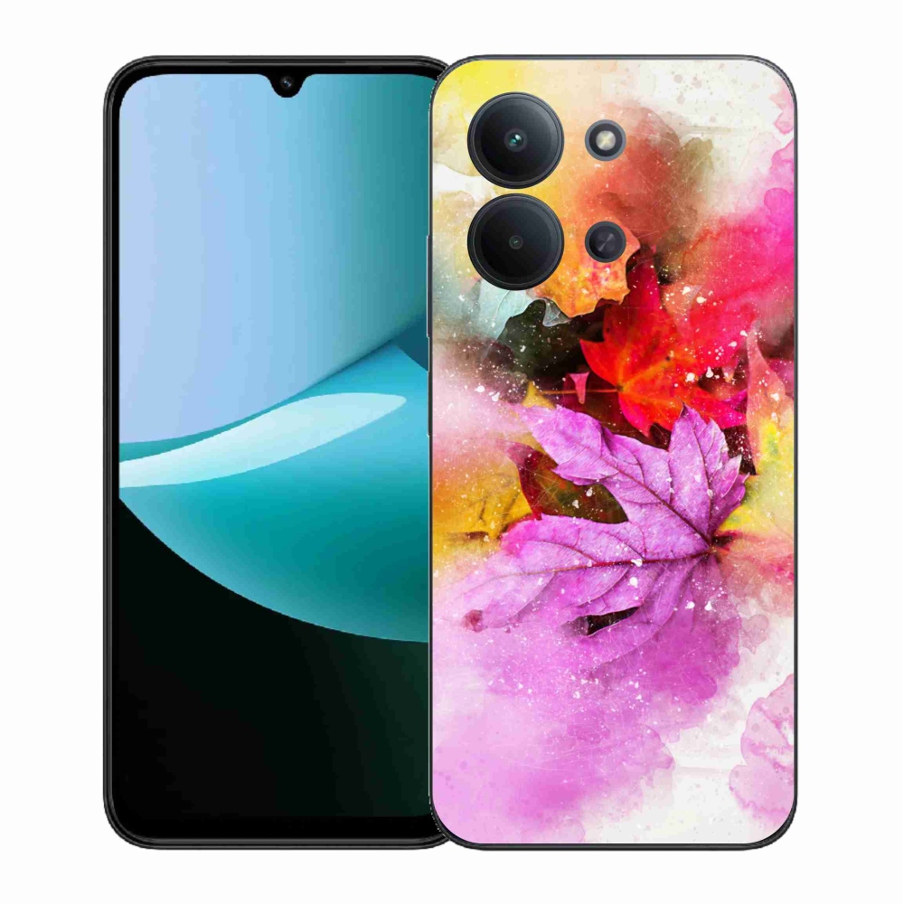 Gélový kryt mmCase na Xiaomi Redmi 15C 4G (171mm)/Poco C85 4G (171mm) - farebné listy