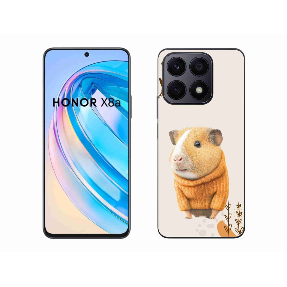 Gélový kryt mmCase na Honor X8a - morča vo svetri