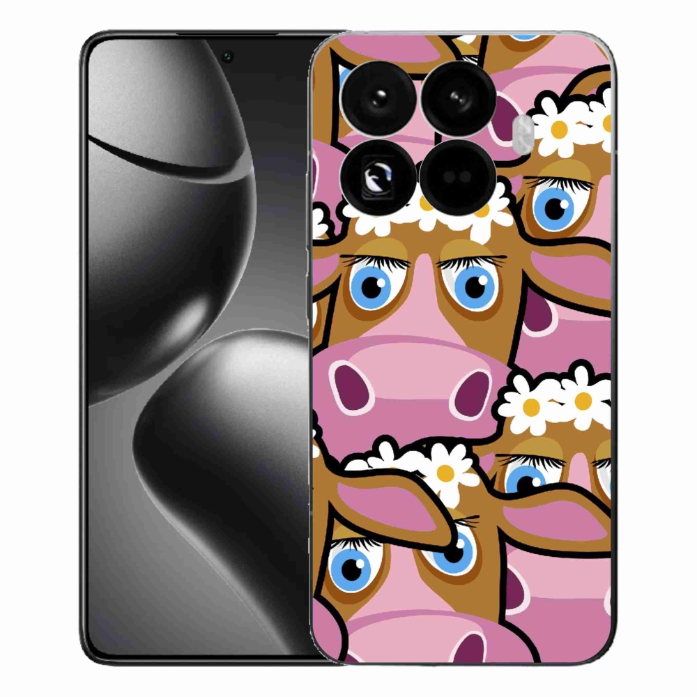 Gélový kryt mmCase na Xiaomi 15T Pro - kreslené kravičky