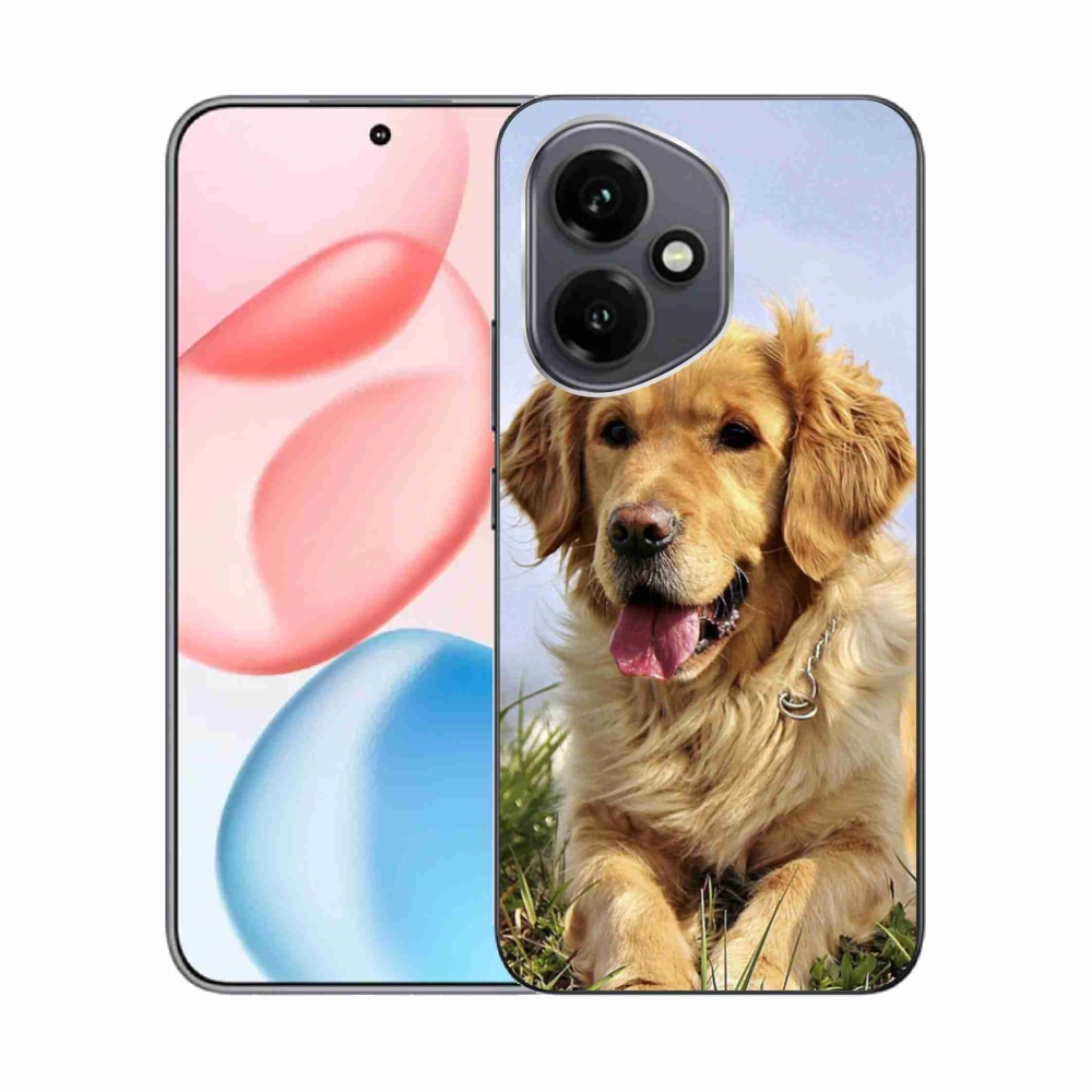 Gélový kryt mmCase na Honor 400 - zlatý retriever