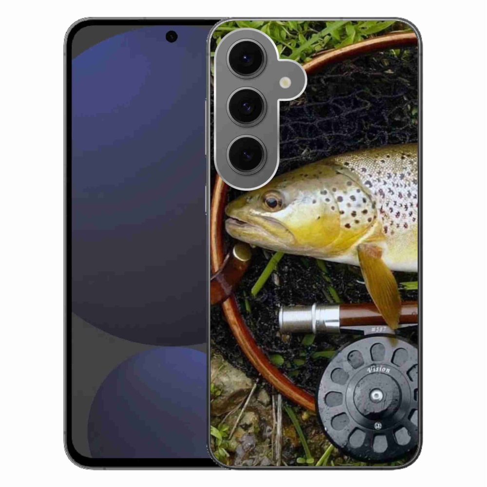 Gélový obal mmCase na Samsung Galaxy S24 FE - pstruh 2