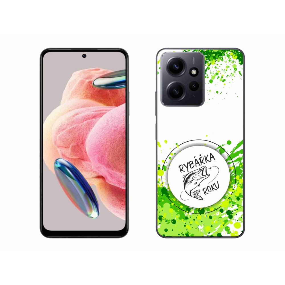 Gélový kryt mmCase na Xiaomi Redmi Note 12 4G - rybárka roka biele pozadie