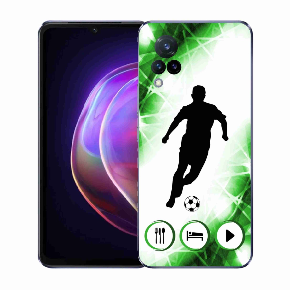 Gélový kryt mmCase na Vivo V21 4G/5G - futbalista