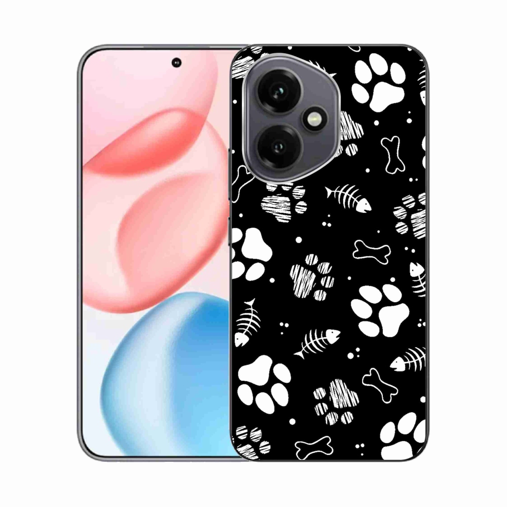 Gélový kryt mmCase na Honor 400 - psie labky