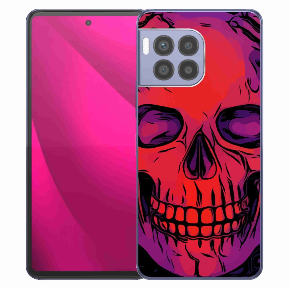 Gélový kryt mmCase na T-Mobile T Phone 2 Pro - lebka