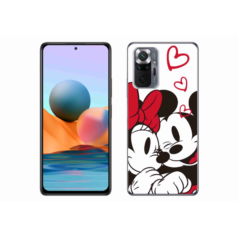 Gélový kryt mmCase na Xiaomi Redmi Note 10 Pro - minnie a mickey