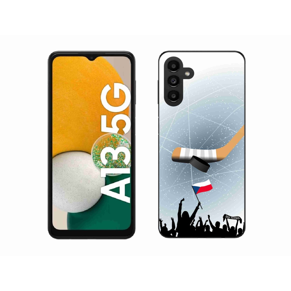 Gélový kryt mmCase na Samsung Galaxy A13 5G - fanúšikovia hokeja