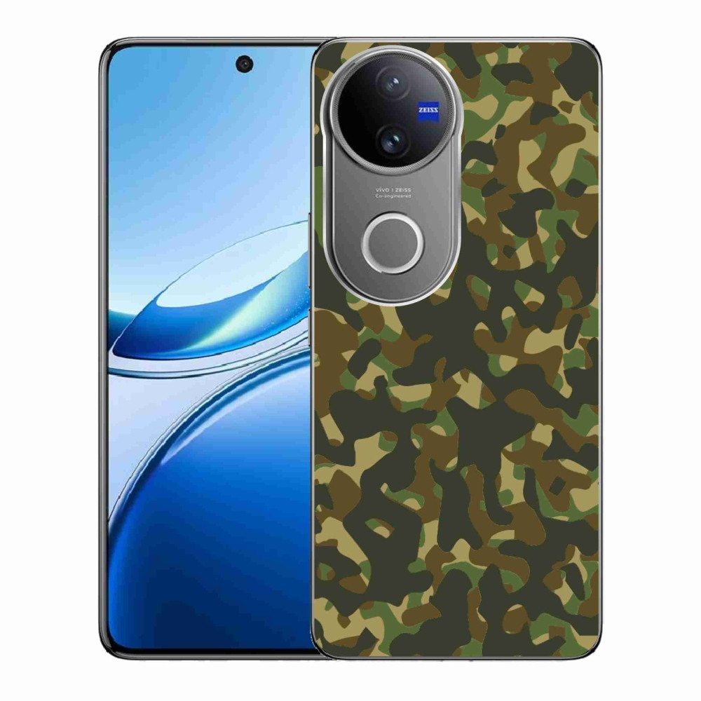 Gélový kryt mmCase na Vivo V50 5G - maskáčový vzor 1