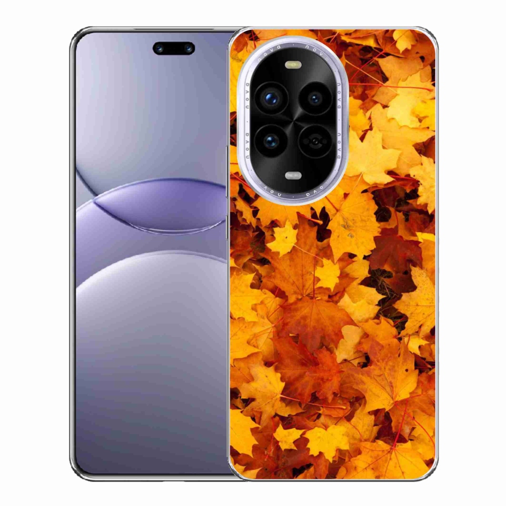 Gélový kryt mmCase na Huawei Nova 13 Pro 5G - javorové listy