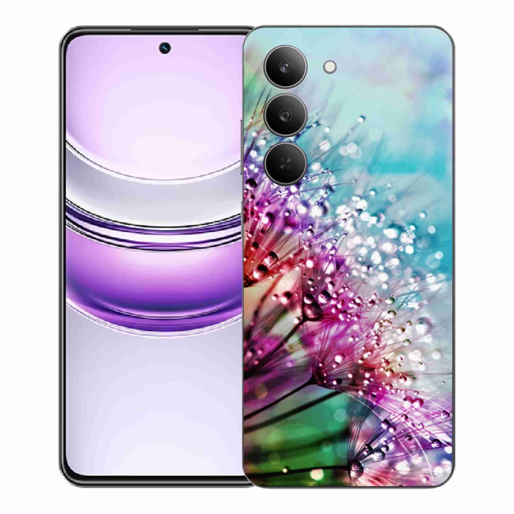 Gélový kryt mmCase na Realme 14x 5G - farebné kvety