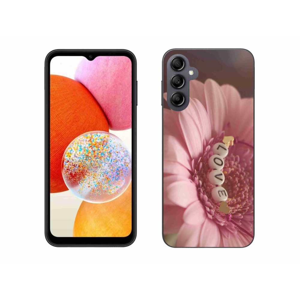 Gélový kryt mmCase na Samsung Galaxy A14 4G/5G - prívesok love