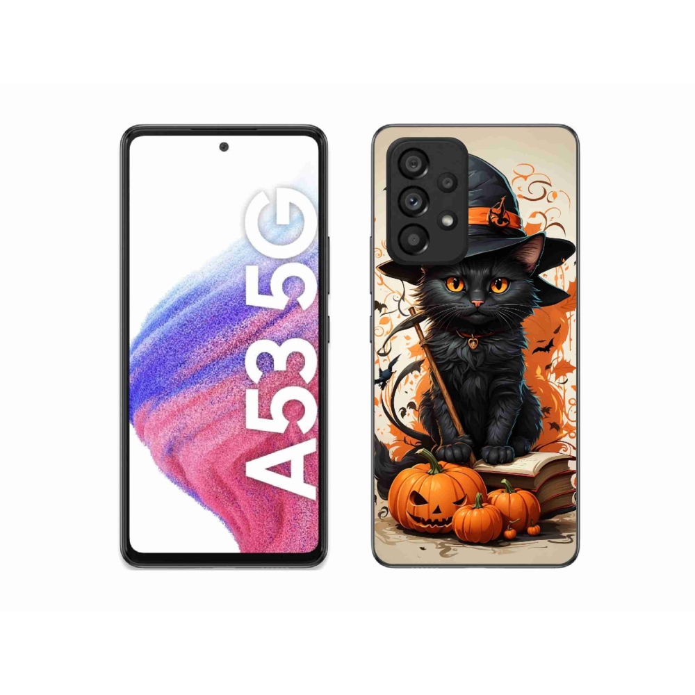 Gélový kryt mmCase na Samsung Galaxy A53 5G - kocúr čarodejník