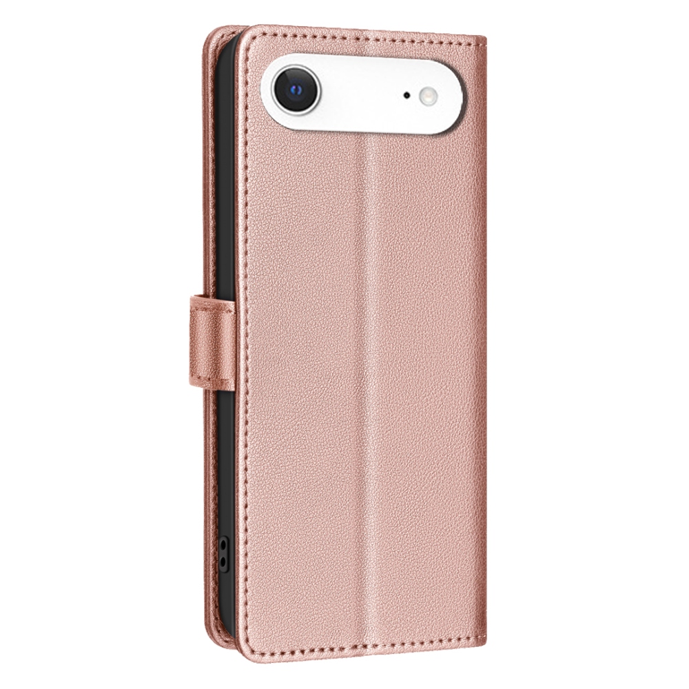 BINFEN knižkové púzdro na mobil iPhone 17 Air - ružovozlaté