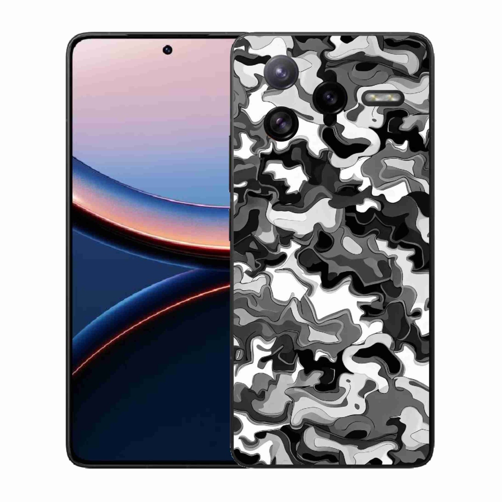 Gélový kryt mmCase na Xiaomi Poco F7 Ultra - maskáčový vzor 3