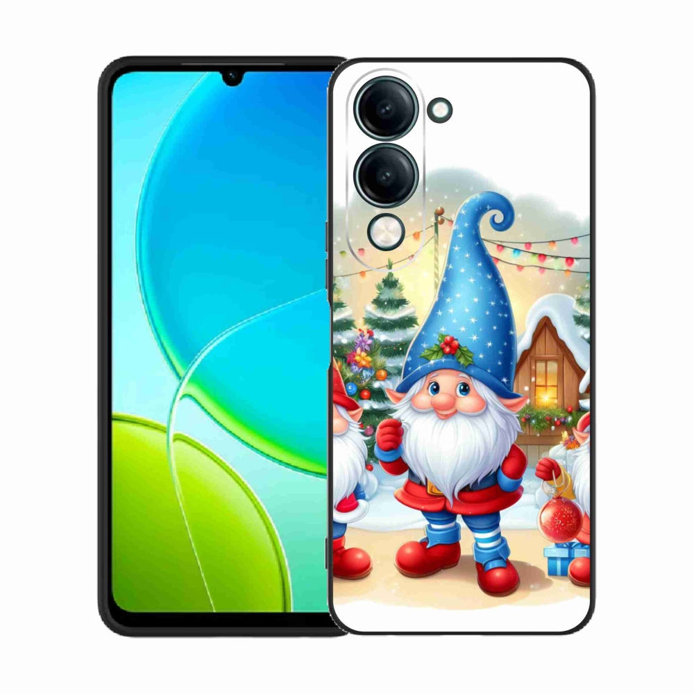 Gélový kryt mmCase na Vivo Y29s 5G - vianočné škriatkovia