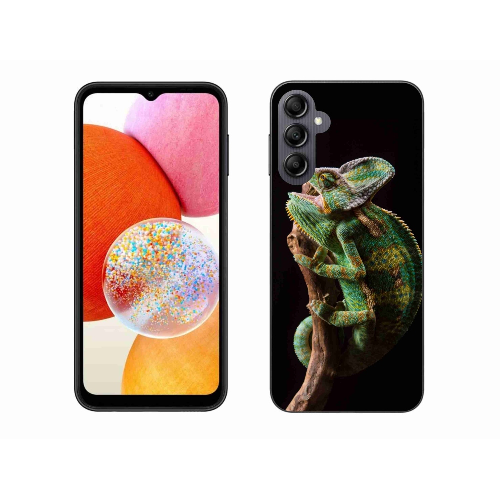 Gélový kryt mmCase na Samsung Galaxy A14 4G/5G - chameleón