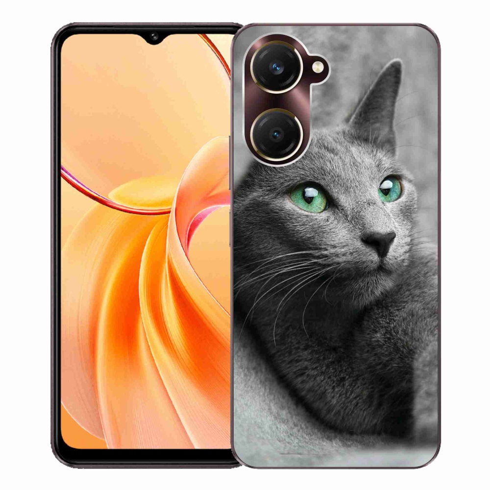 Gélový kryt mmCase na Vivo Y28s 5G - mačka 2