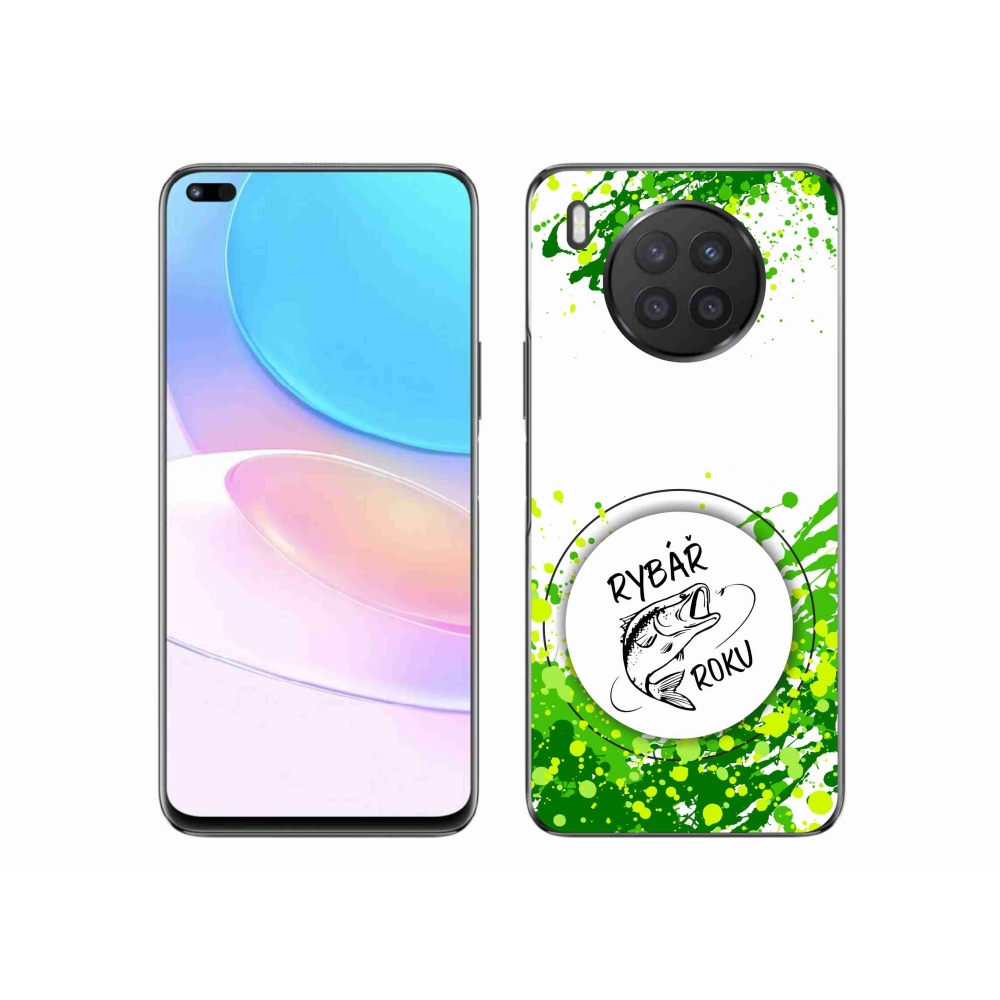 Gélový kryt mmCase na Honor 50 Lite - rybár roka biele pozadie