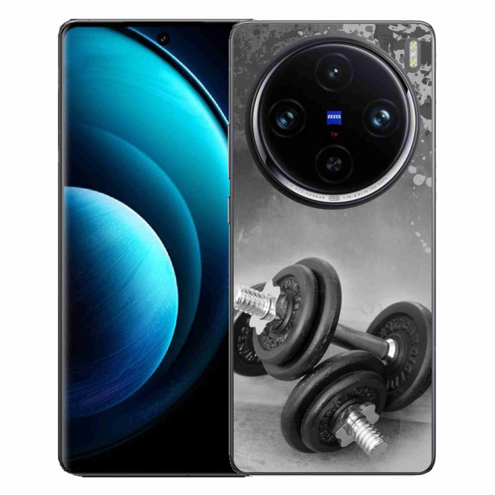 Gélový kryt mmCase na Vivo X100 Pro 5G - činky 1