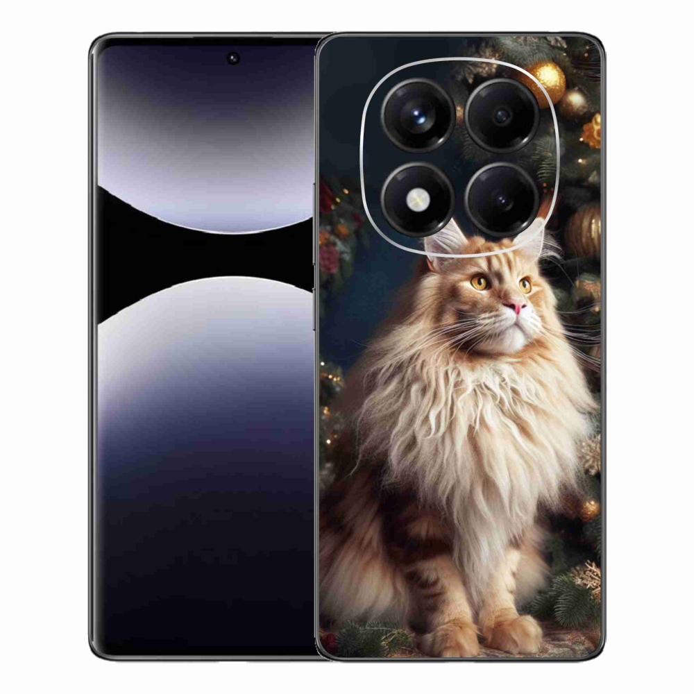 Gélový kryt mmCase na Xiaomi Redmi Note 14 Pro - mačka pri stromčeku
