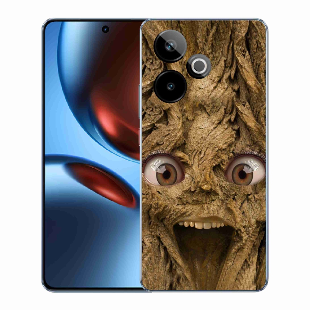 Gélový kryt mmCase na Realme GT 7 5G/GT 7T 5G - veselý strom s očami