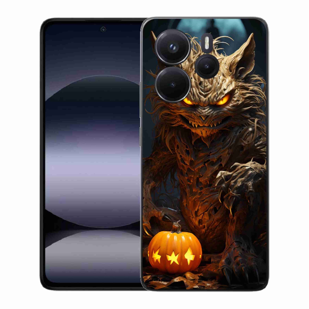 Gélový kryt mmCase na Xiaomi Redmi Note 14 - halloweenska príšera