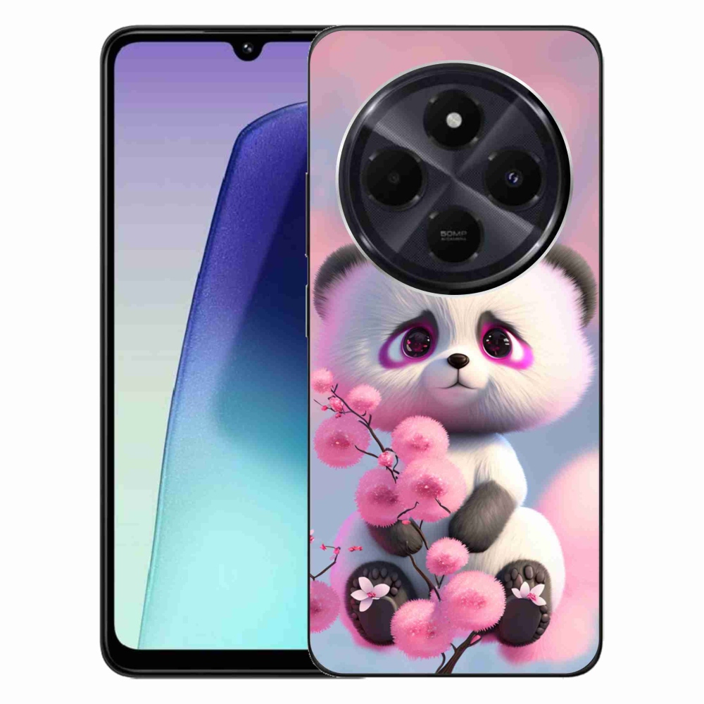 Gélový kryt mmCase na Xiaomi Redmi 14C/Poco C75 - roztomilá panda 1