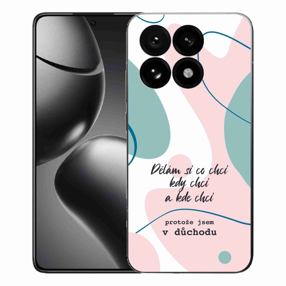 Gélový kryt mmCase na Xiaomi 15T - vtipný text 10 biele pozadie