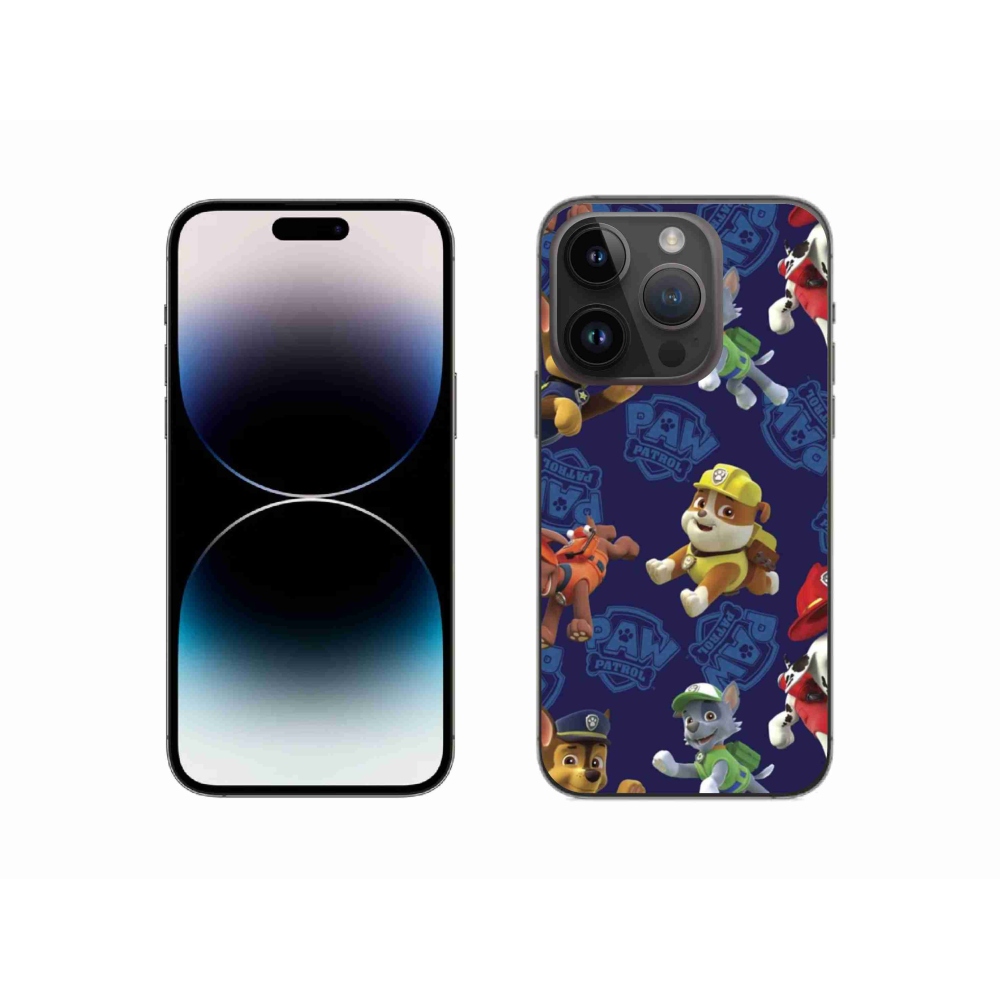 Gélový kryt mmCase na iPhone 14 Pro 6.1 - labková patrola 1