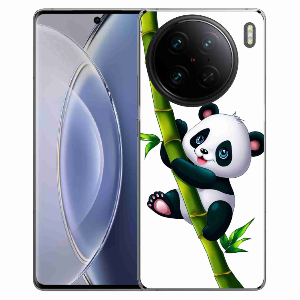 Gélový kryt mmCase na Vivo X90 Pro - panda na bambuse