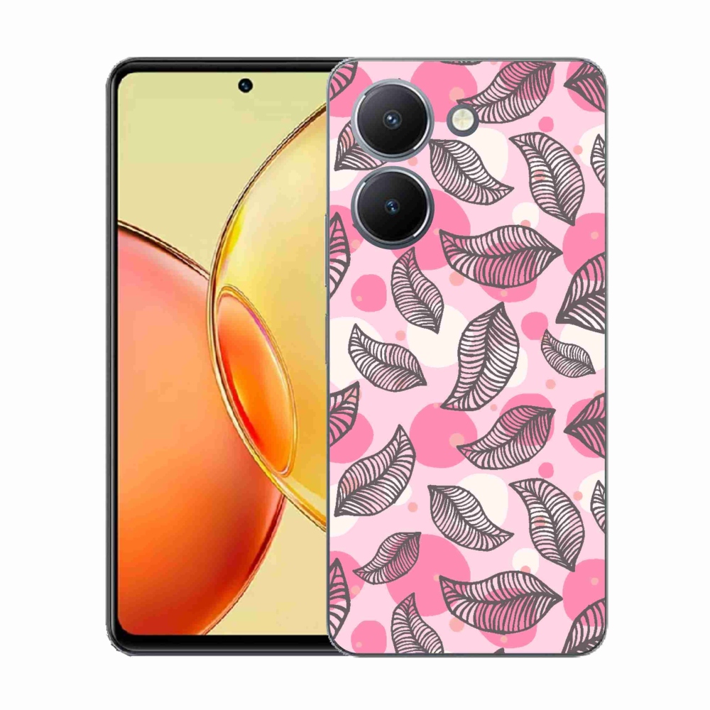 Gélový kryt mmCase na Vivo Y36 - kreslené padajúce listy