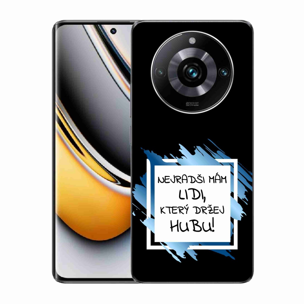 Gélový kryt mmCase na Realme 11 Pro/11 Pro+ - vtipný text 7 bieločierne pozadie