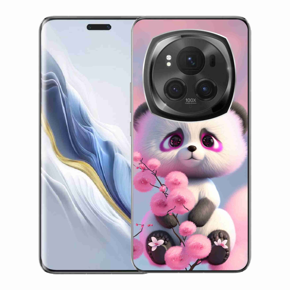 Gélový kryt mmCase na Honor Magic 6 Pro 5G - roztomilá panda 1