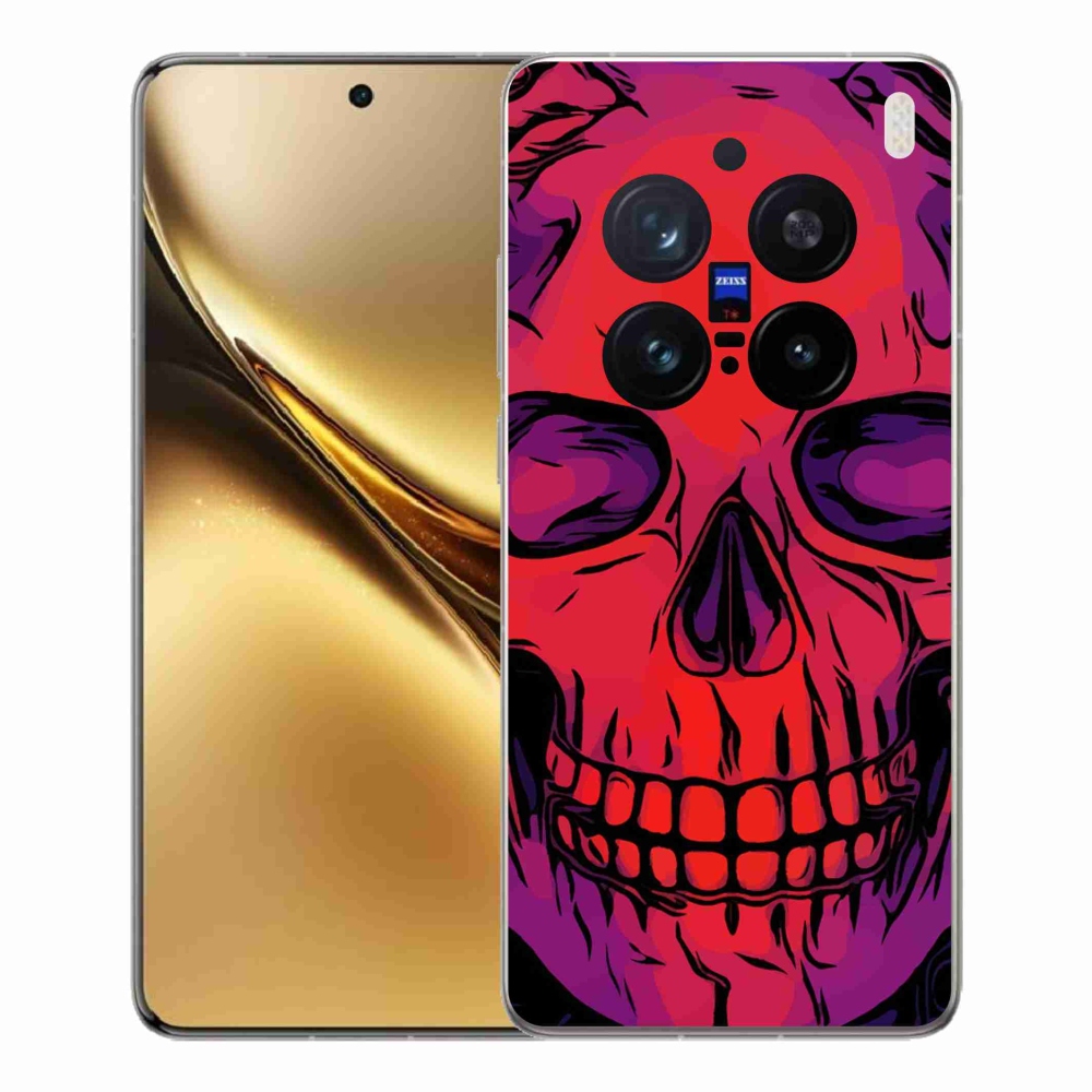 Gélový kryt mmCase na Vivo X200 Pro 5G - lebka